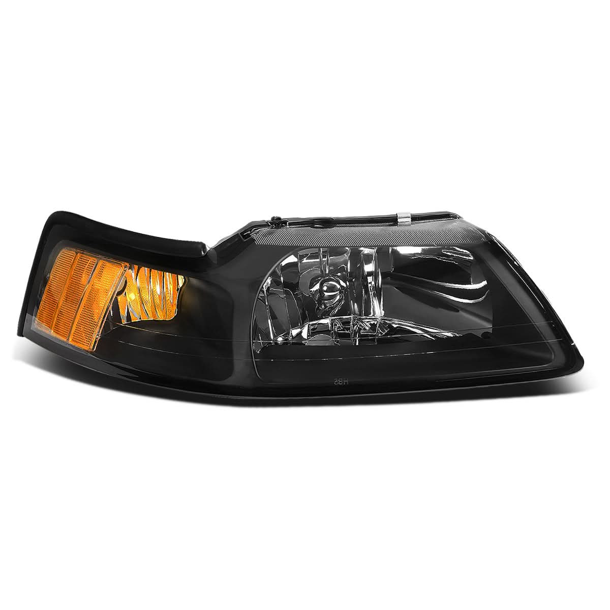 99-04 Ford Mustang OE Style Right Headlight - Black Housing