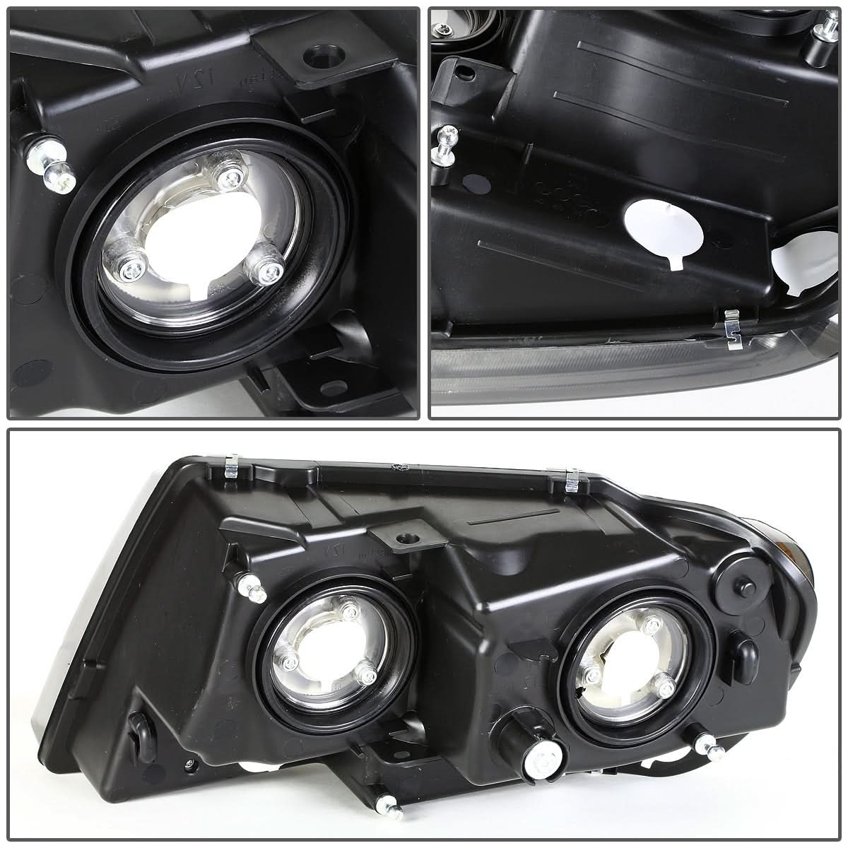 99-04 Jeep Grand Cherokee OE Style Right Headlight - Chrome Housing