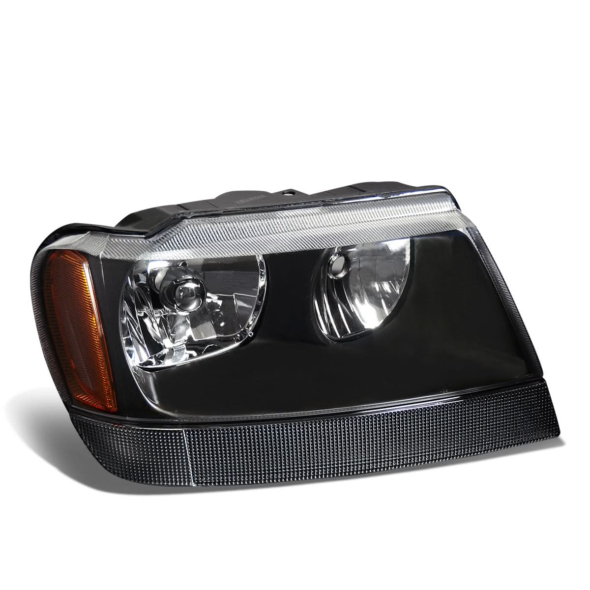 99-04 Jeep Grand Cherokee OE Style Right Headlight - Black Housing