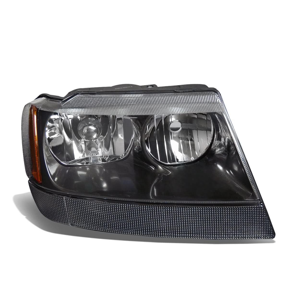 99-04 Jeep Grand Cherokee OE Style Right Headlight - Black Housing