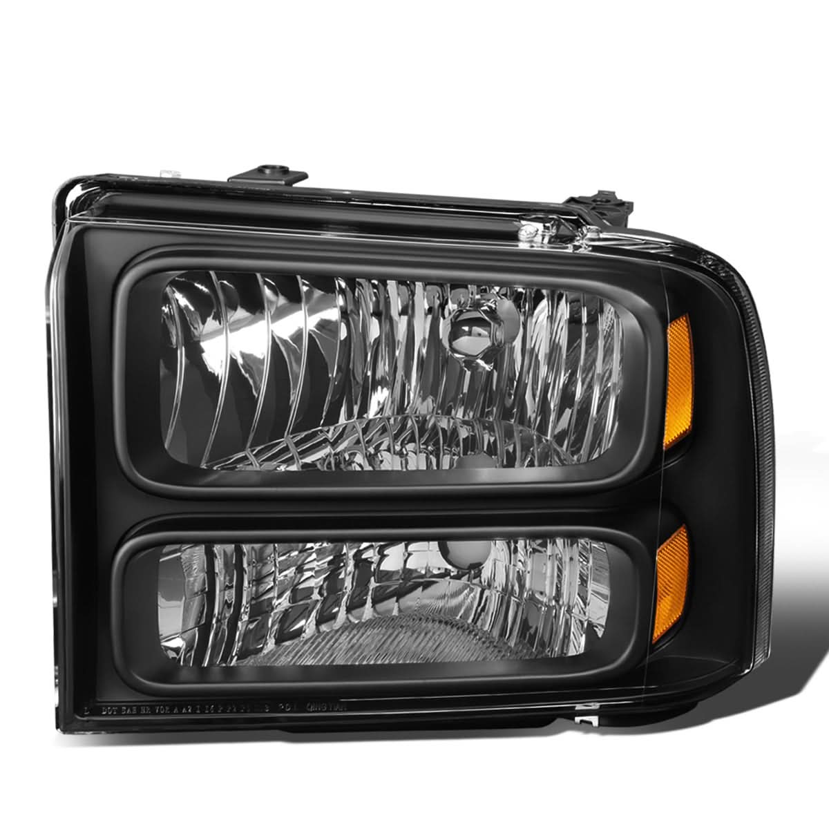 2005-2007 Ford F-250 F-350 F-450 F-550 OE Style Left Headlight Black