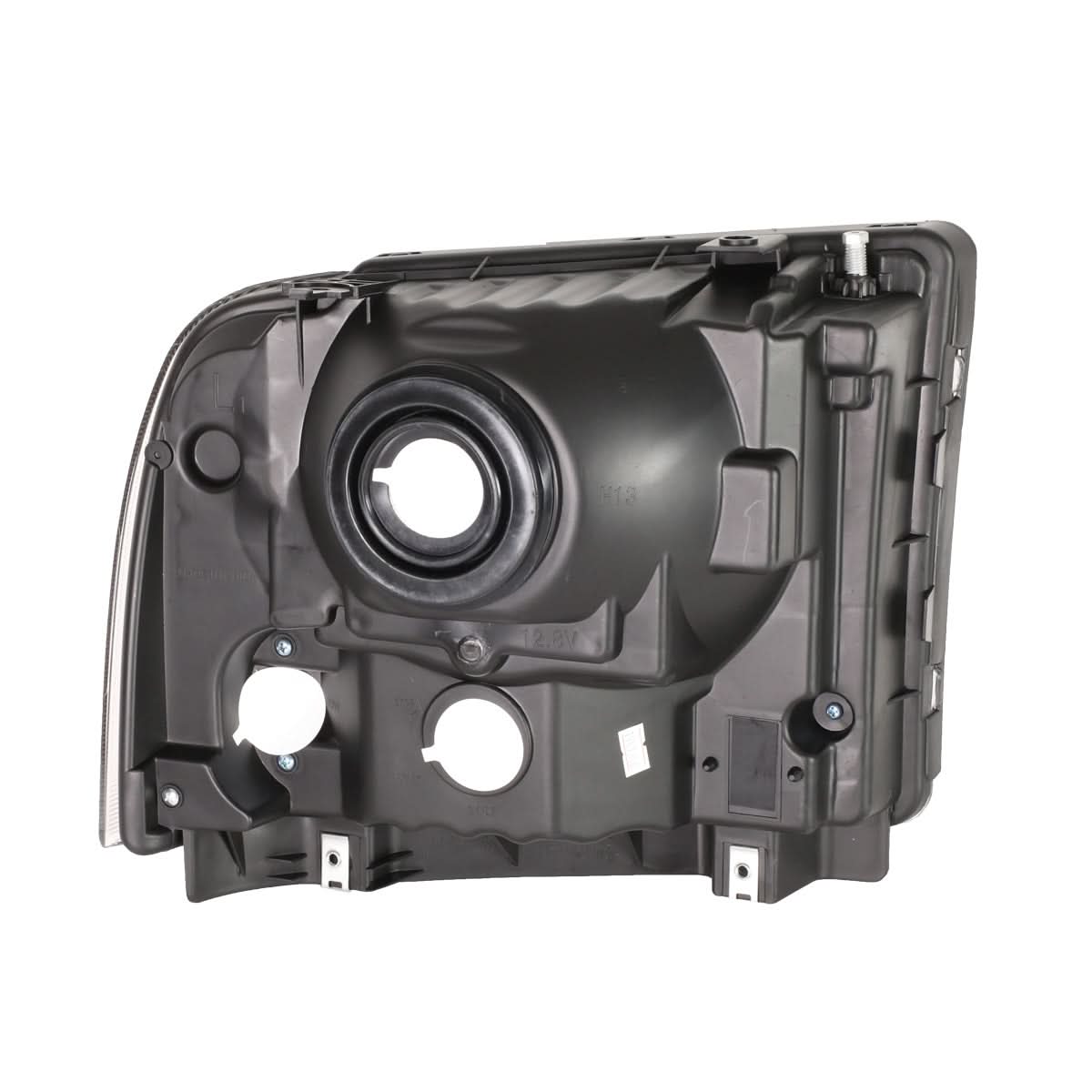 2005-2007 Ford F-250 F-350 F-450 F-550 OE Style Left Headlight Black