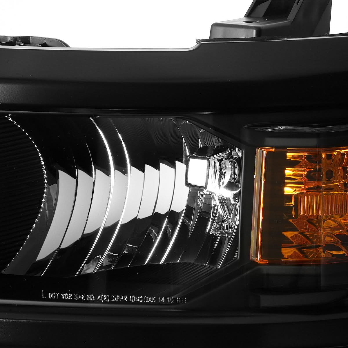 2014-2015 Chevrolet Silverado 1500 OE Style Left Headlight - Black Housing