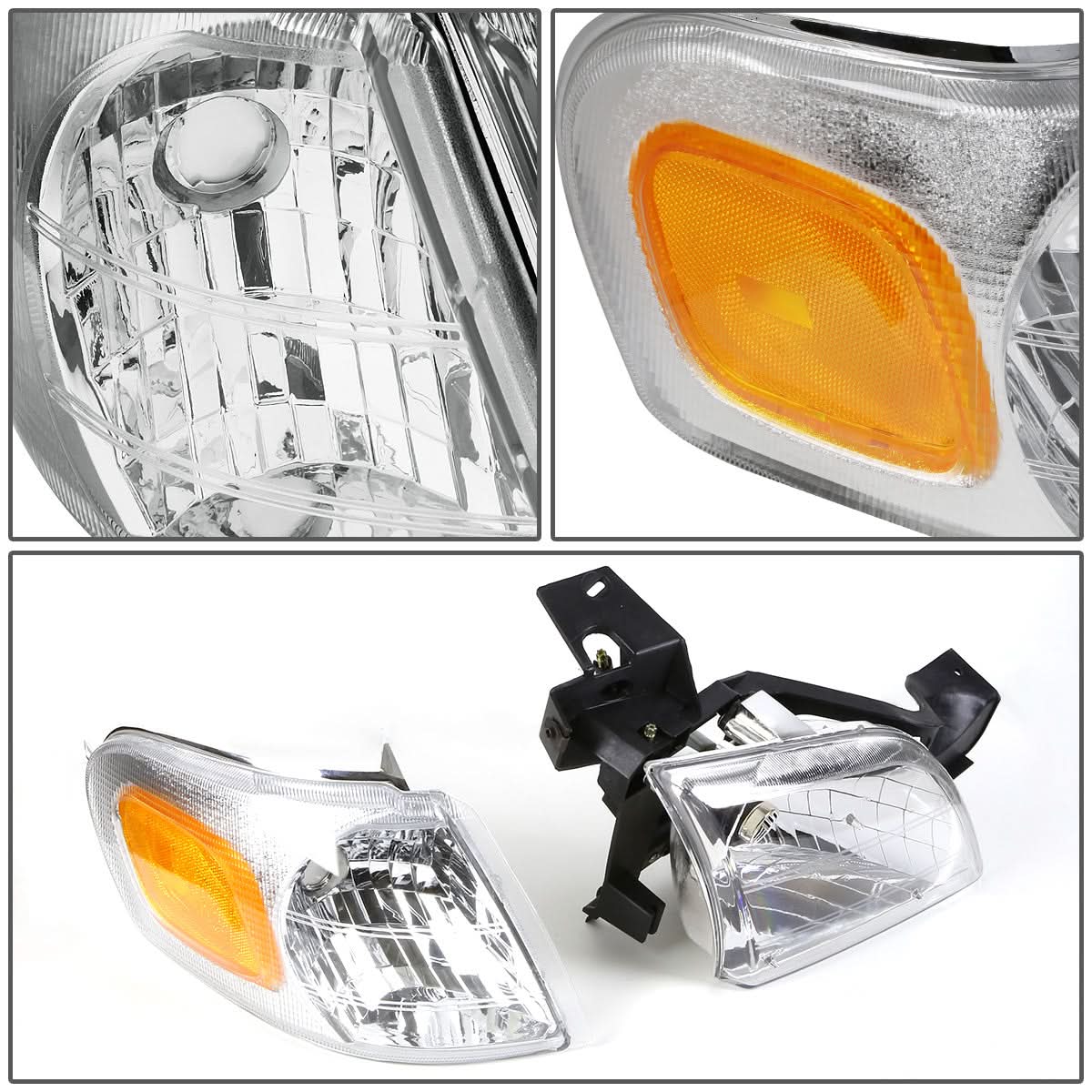 97-05 Chevrolet Venture OE Style Right Headlight Chrome Housing