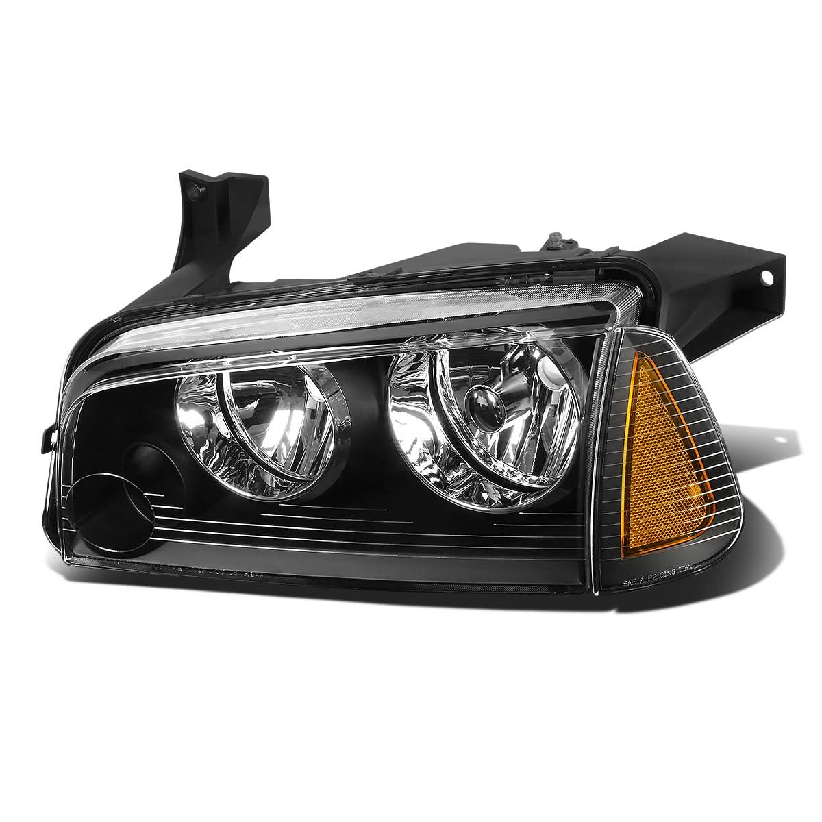 2006-2010 Dodge Charger OE Style Left Headlight - Black Housing