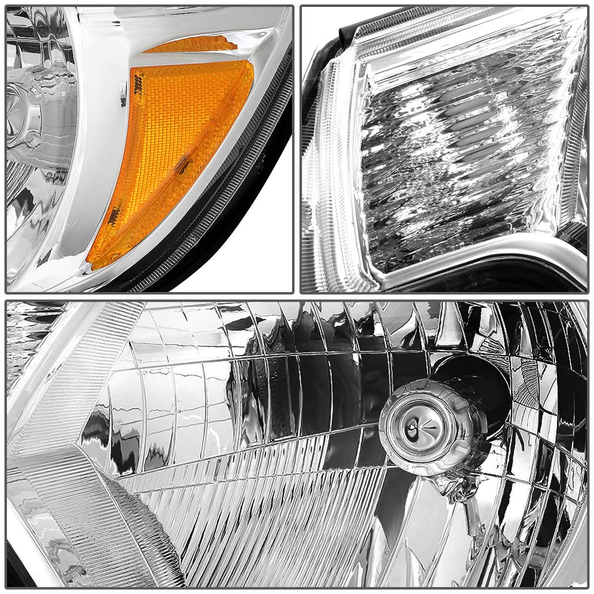 2012-2015 Toyota Tacoma OE Style Left Headlight - Chrome Housing