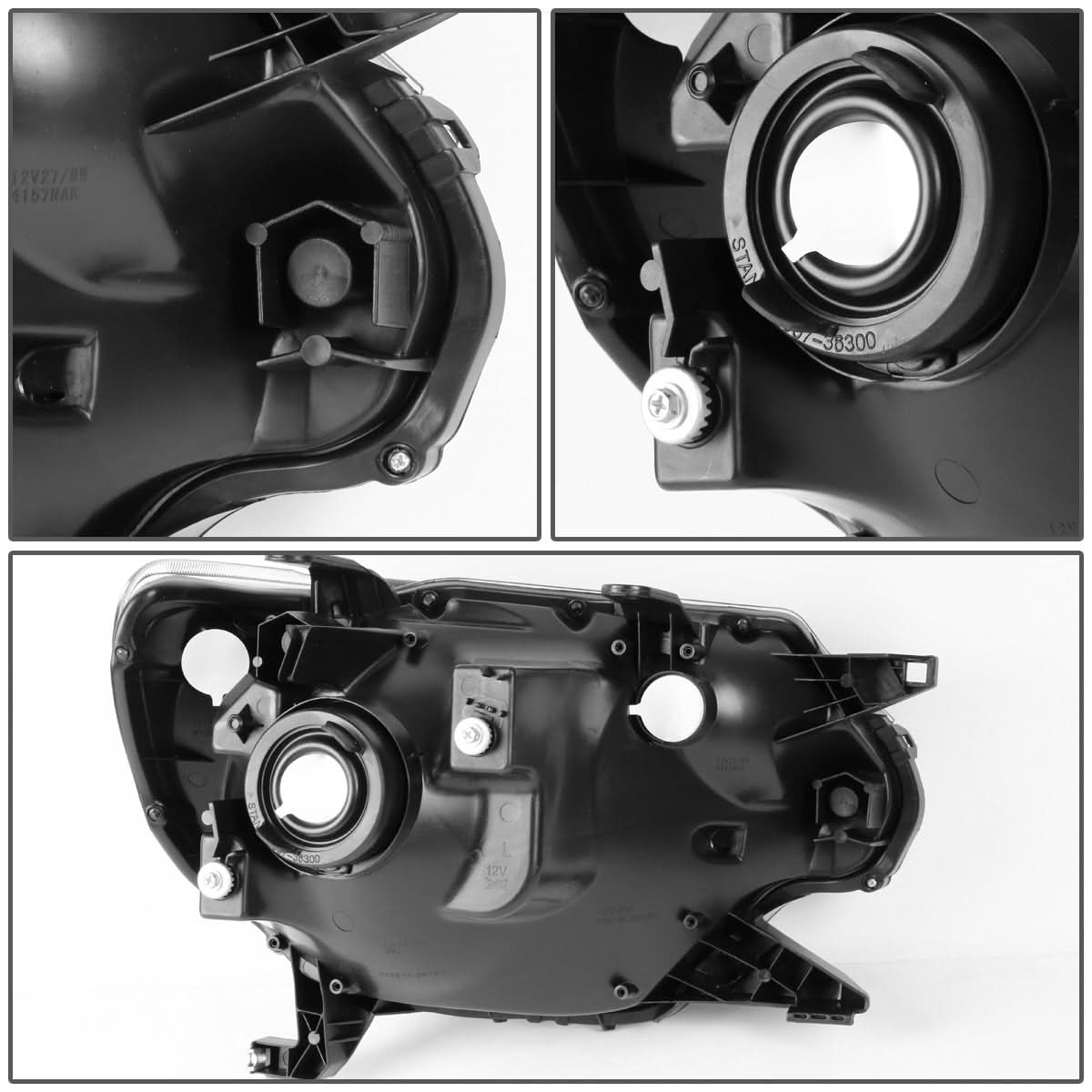 2012-2015 Toyota Tacoma OE Style Left Headlight - Chrome Housing