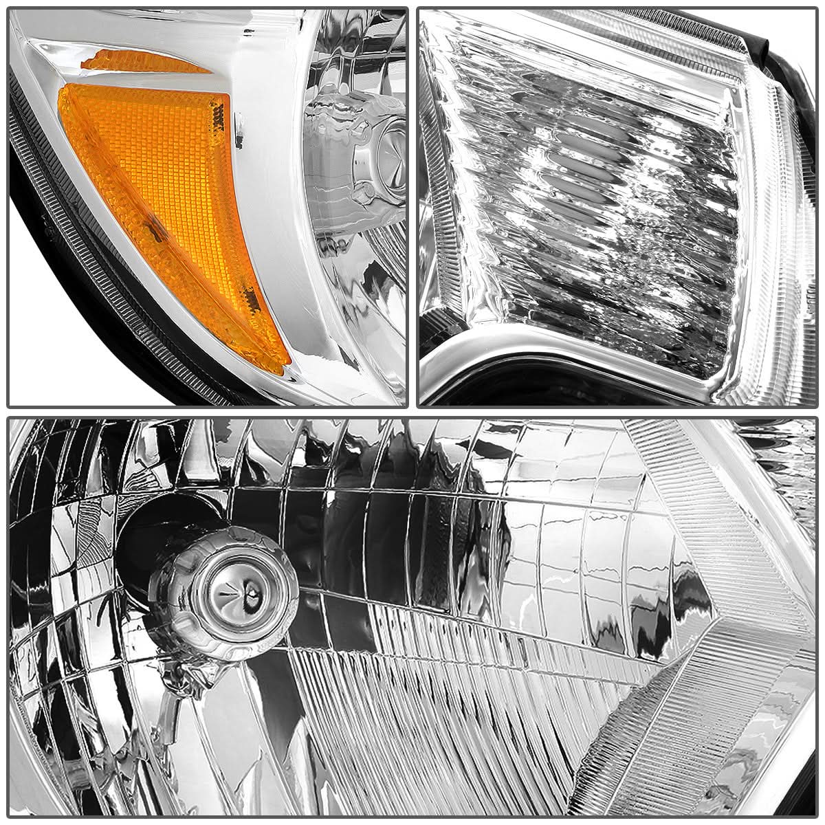 2012-2015 Toyota Tacoma OE Style Right Headlight - Chrome Housing