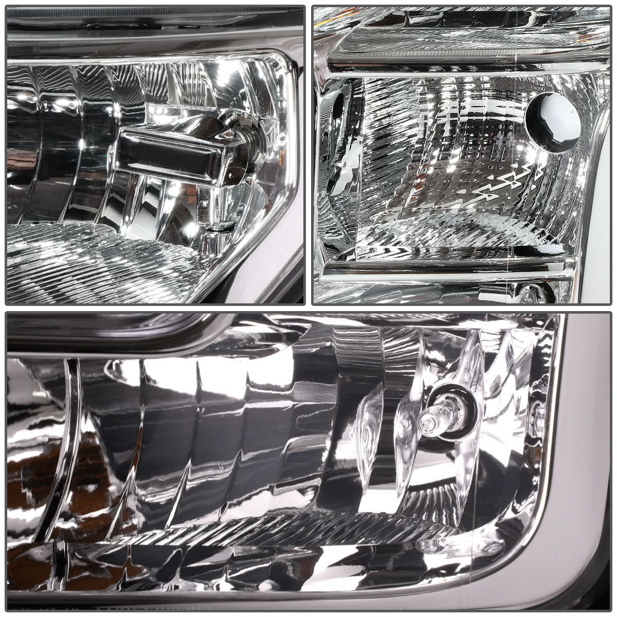 2015-2017 Ford F-150 OE Style Chrome Headlights Left Side