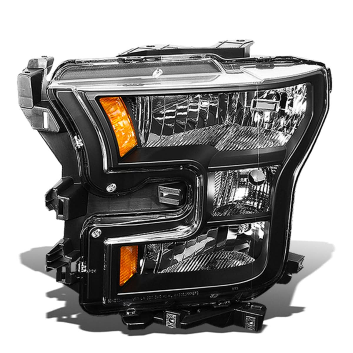 2015-2017 Ford F-150 OE Style Left Headlight Black Housing