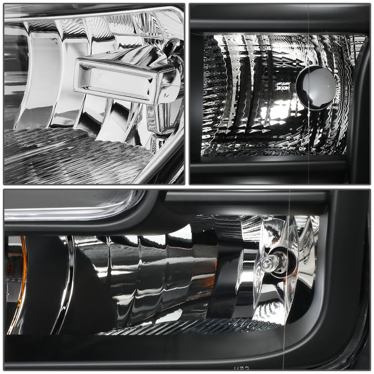 2015-2017 Ford F-150 OE Style Left Headlight Black Housing