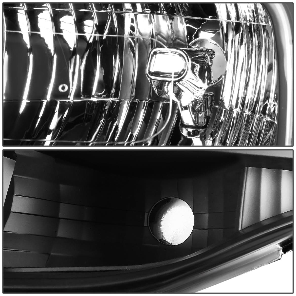 2007-2014 Ford Expedition OE Style H13 Headlight - Black Housing Left