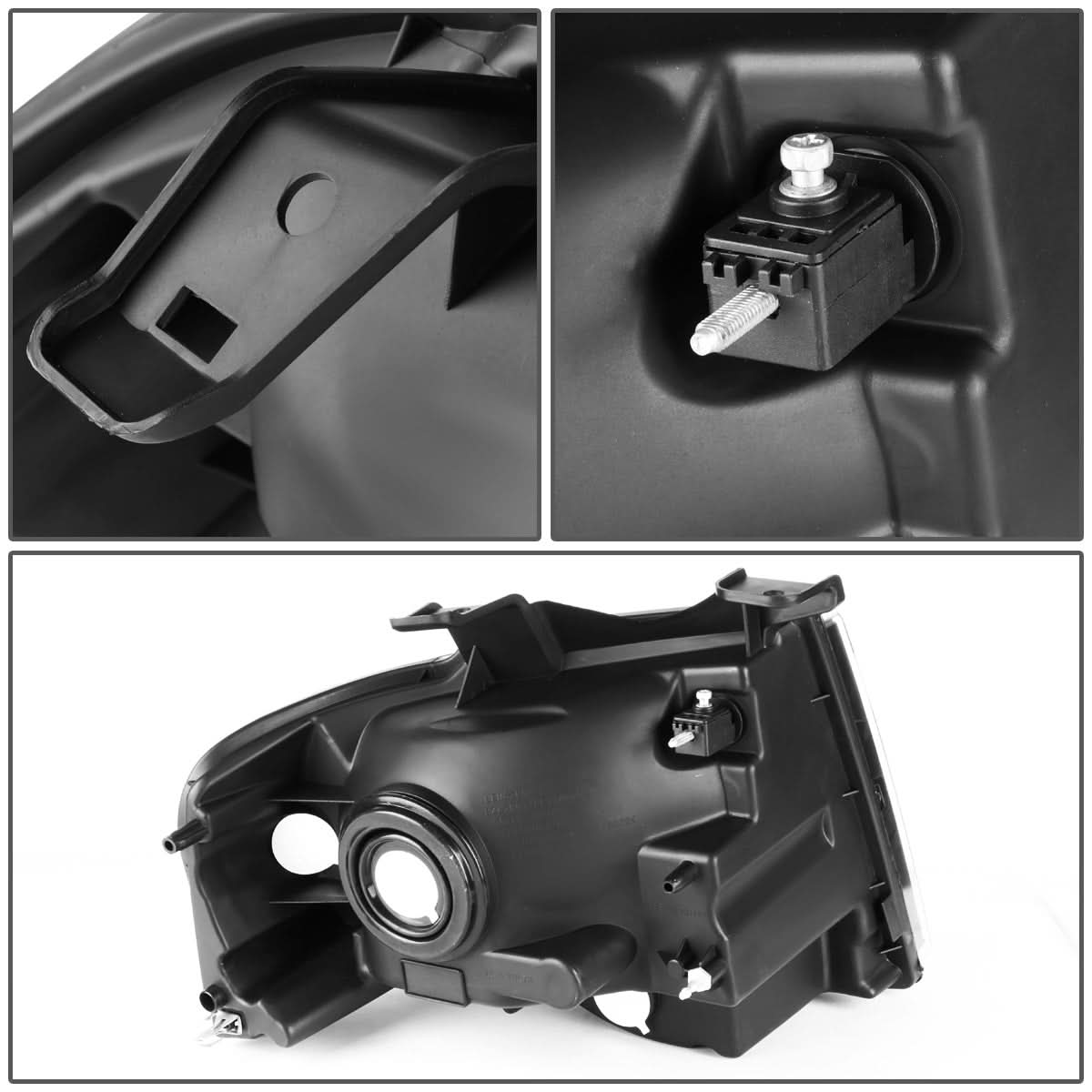 2007-2014 Ford Expedition OE Style H13 Headlight - Black Housing Left