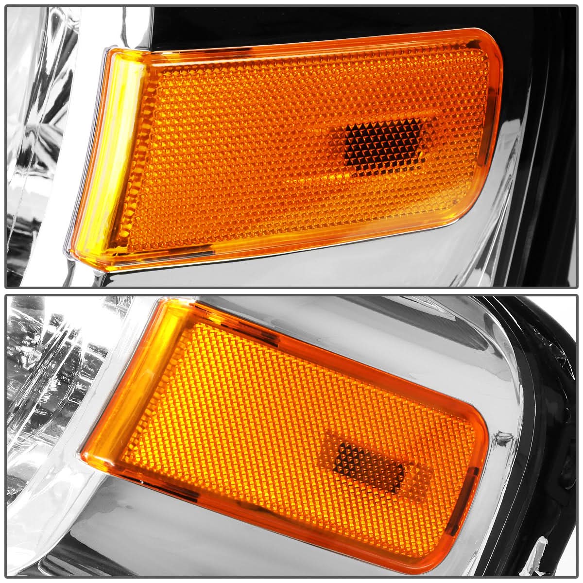 2007-2014 Ford Expedition OE Style Left Headlight Chrome Housing