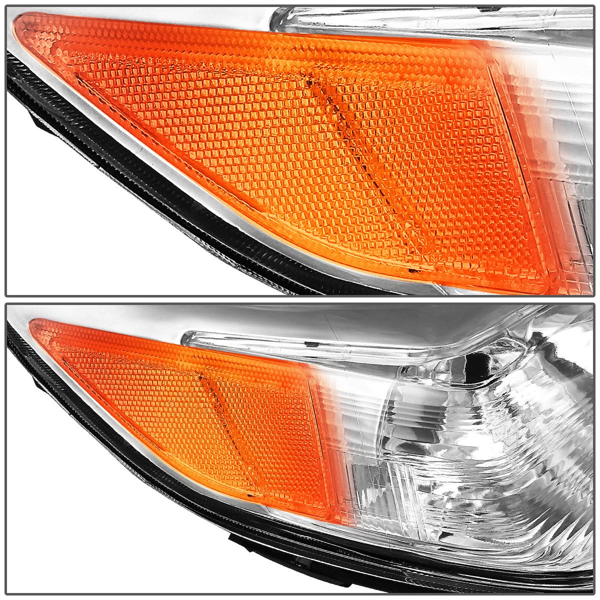2011-2020 Toyota Sienna OE Style Right Headlight Chrome Housing