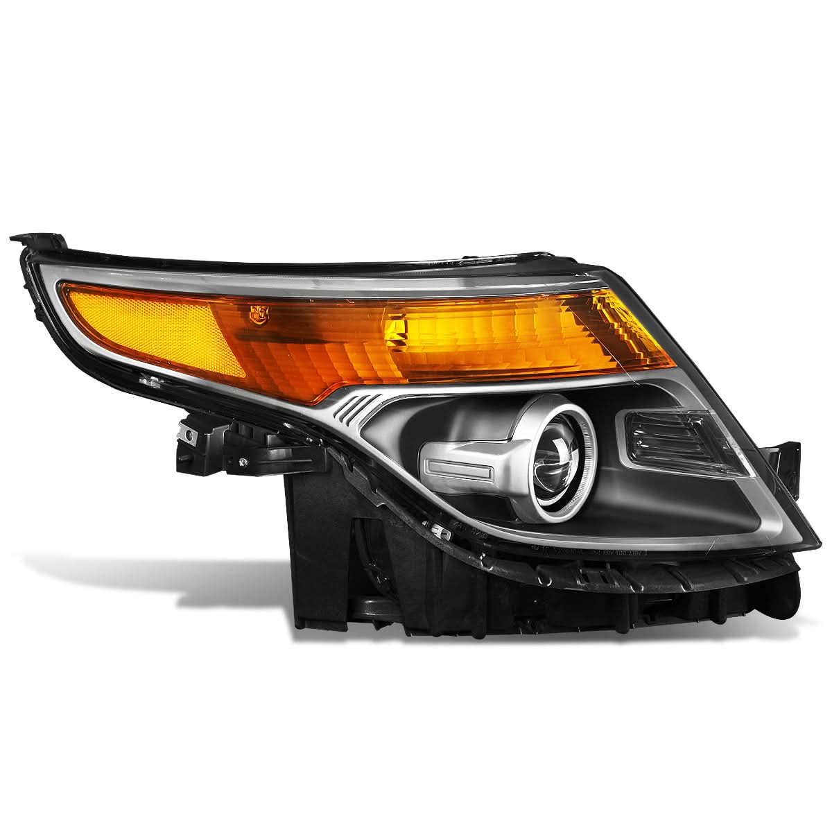 2011-2015 Ford Explorer OE Style Right Headlight - Black Housing