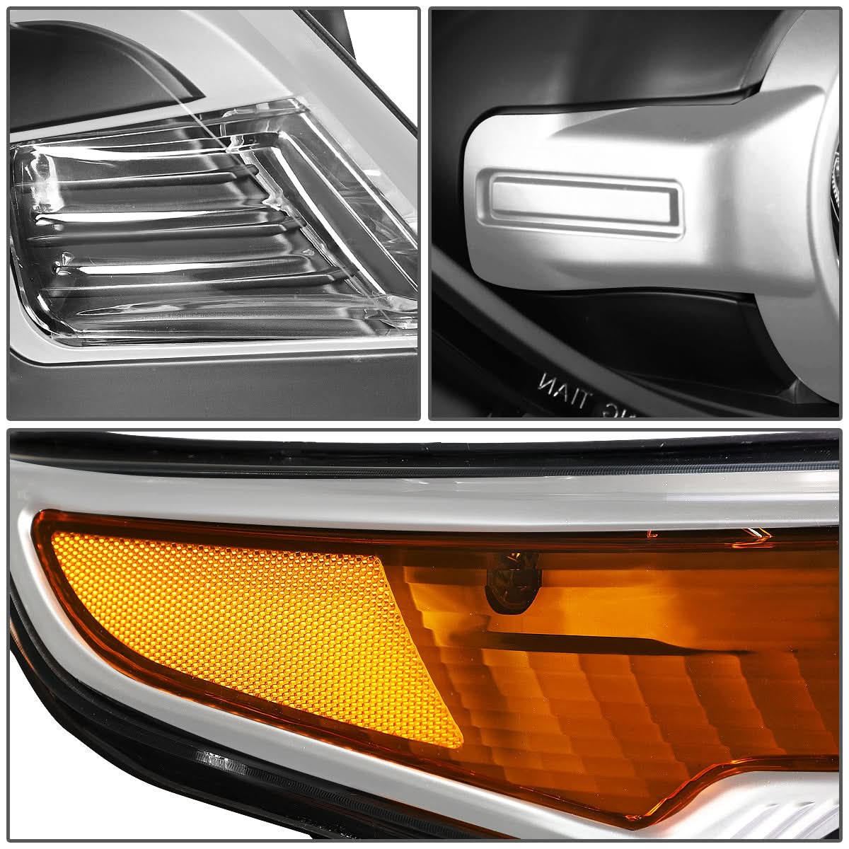 2011-2015 Ford Explorer OE Style Right Headlight - Black Housing