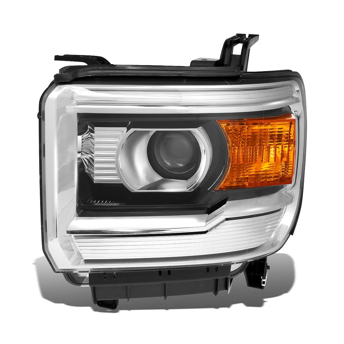 14-18 GMC Sierra 1500 / 15-19 2500HD 3500HD OE Style Headlights Black