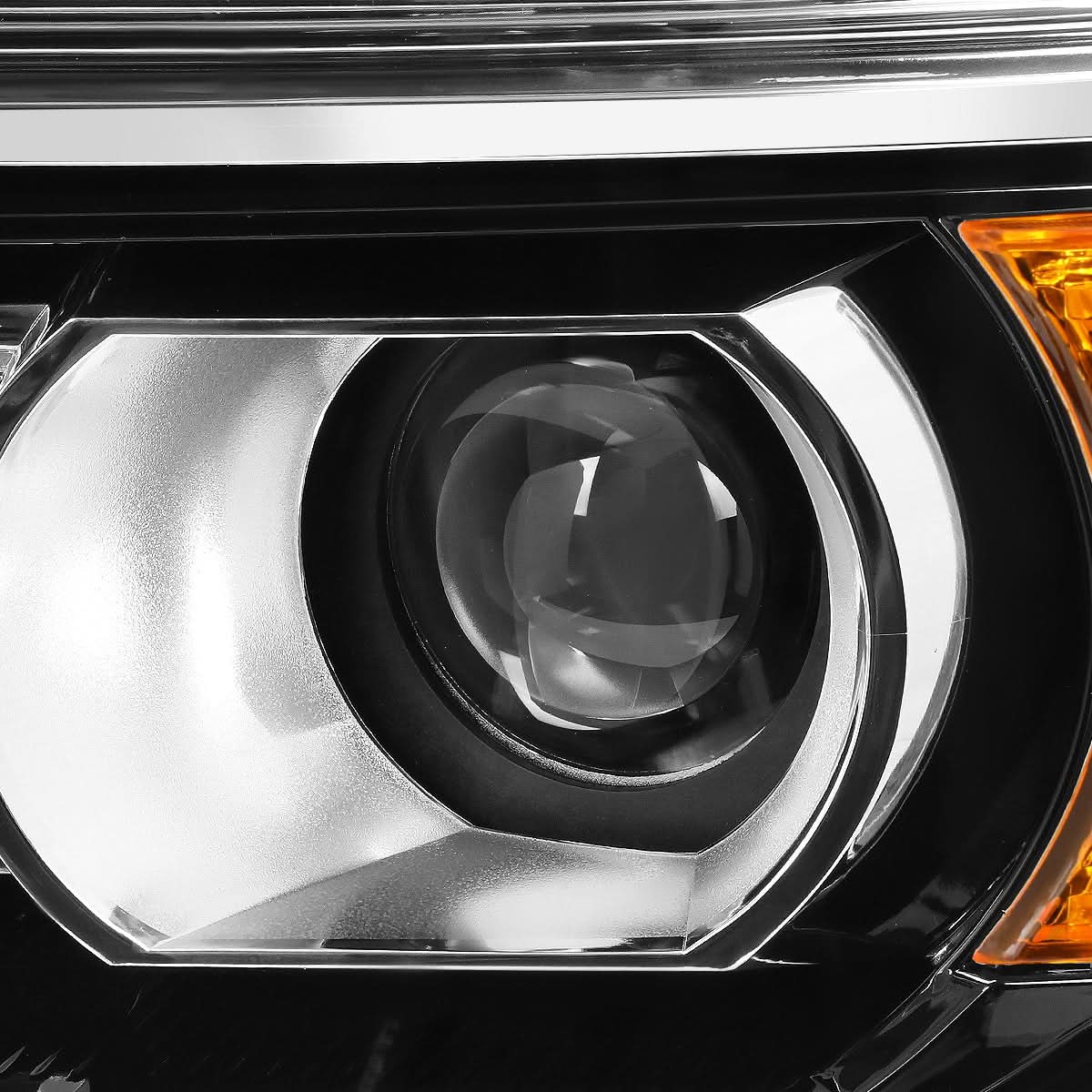14-18 GMC Sierra 1500 / 15-19 2500HD 3500HD OE Style Headlights Black