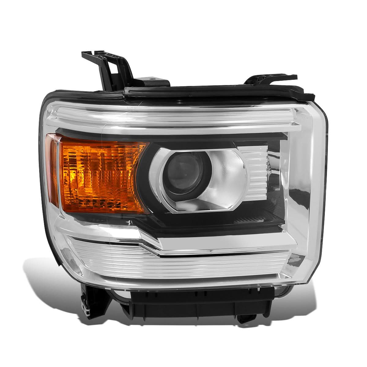 14-19 GMC Sierra OE Style Right Headlight - Black Housing H7 Halogen