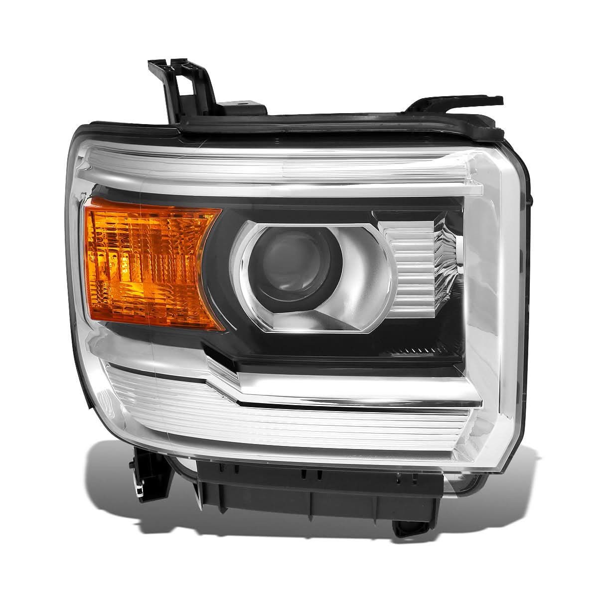 14-19 GMC Sierra OE Style Right Headlight - Black Housing H7 Halogen