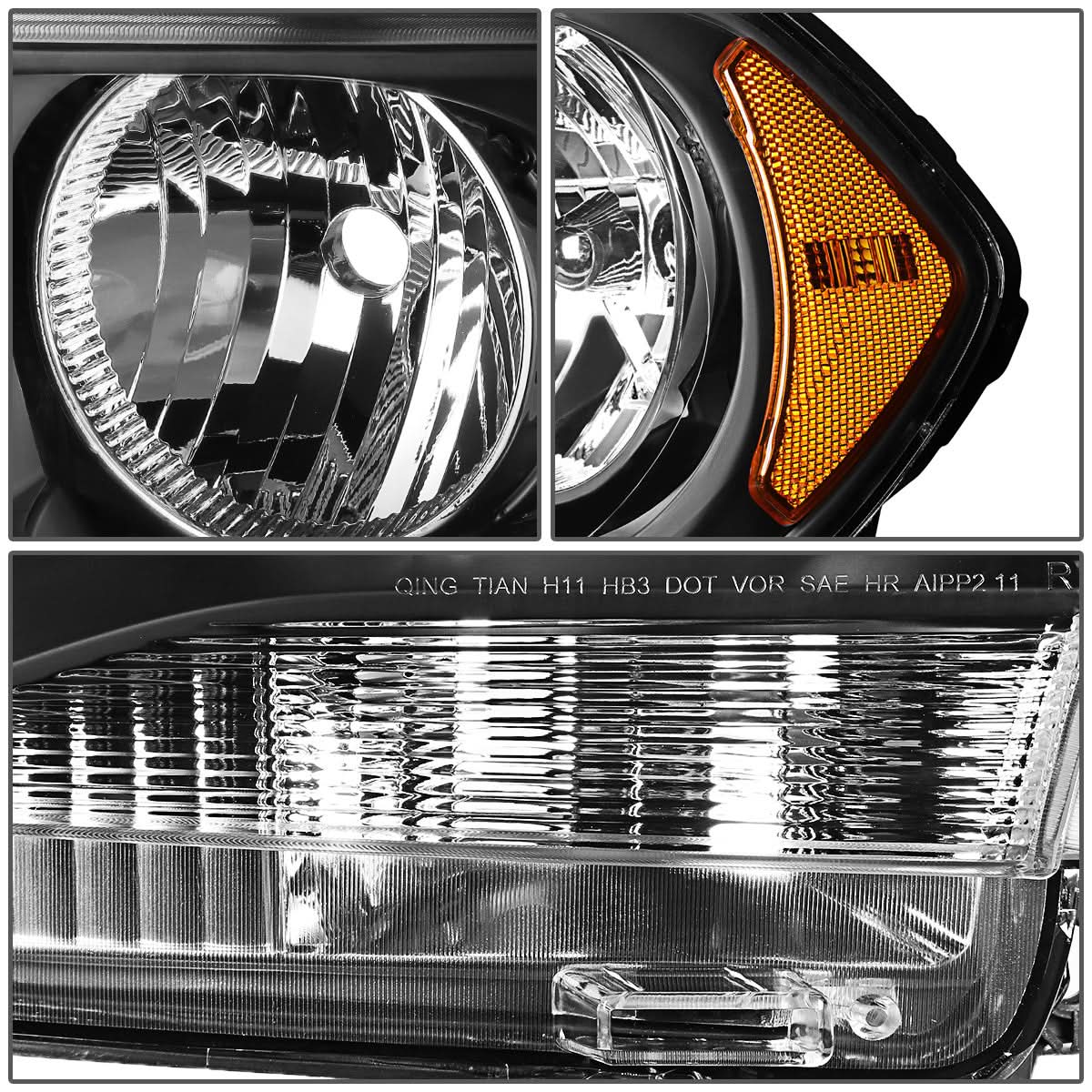 2011-2013 Dodge Durango OE Style Halogen Headlights - Left Side