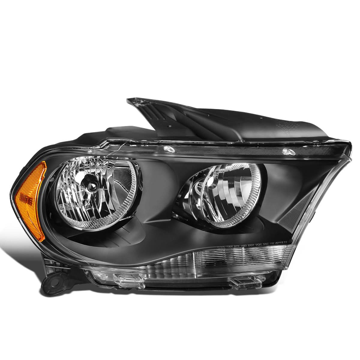 2011-2013 Dodge Durango OE Style Right Halogen Headlight - Black