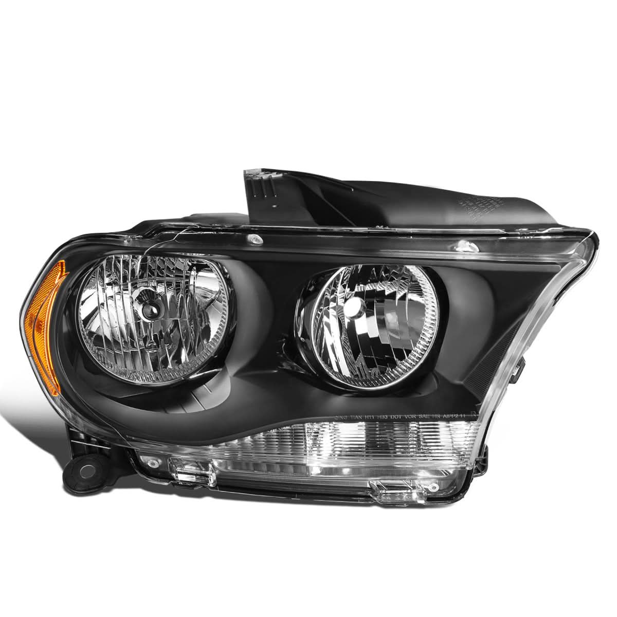 2011-2013 Dodge Durango OE Style Right Halogen Headlight - Black