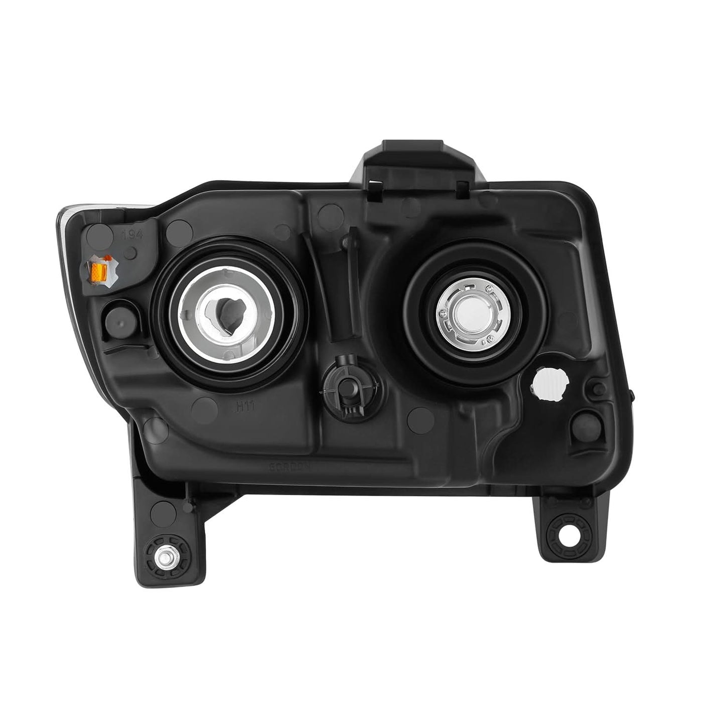 2011-2013 Jeep Grand Cherokee OE Style Left Headlight - Chrome Housing
