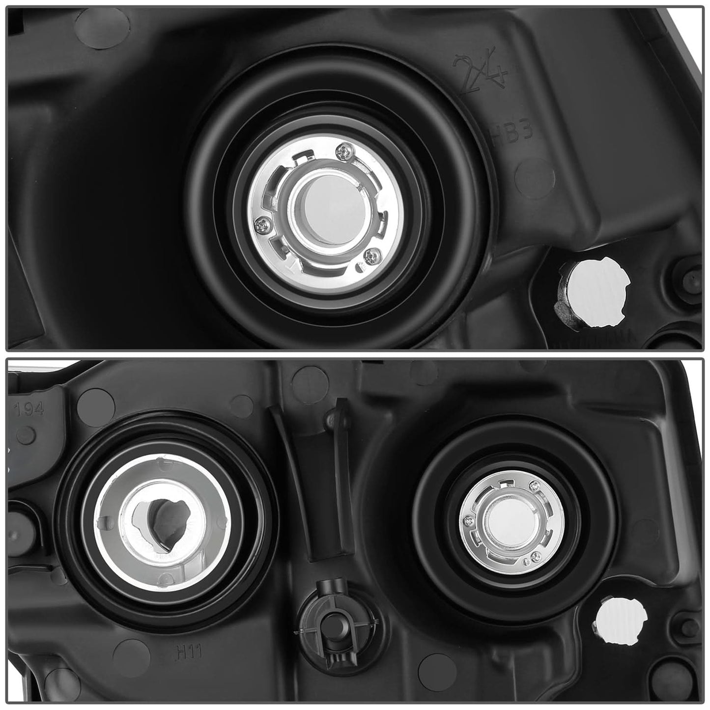 2011-2013 Jeep Grand Cherokee OE Style Left Headlight - Chrome Housing