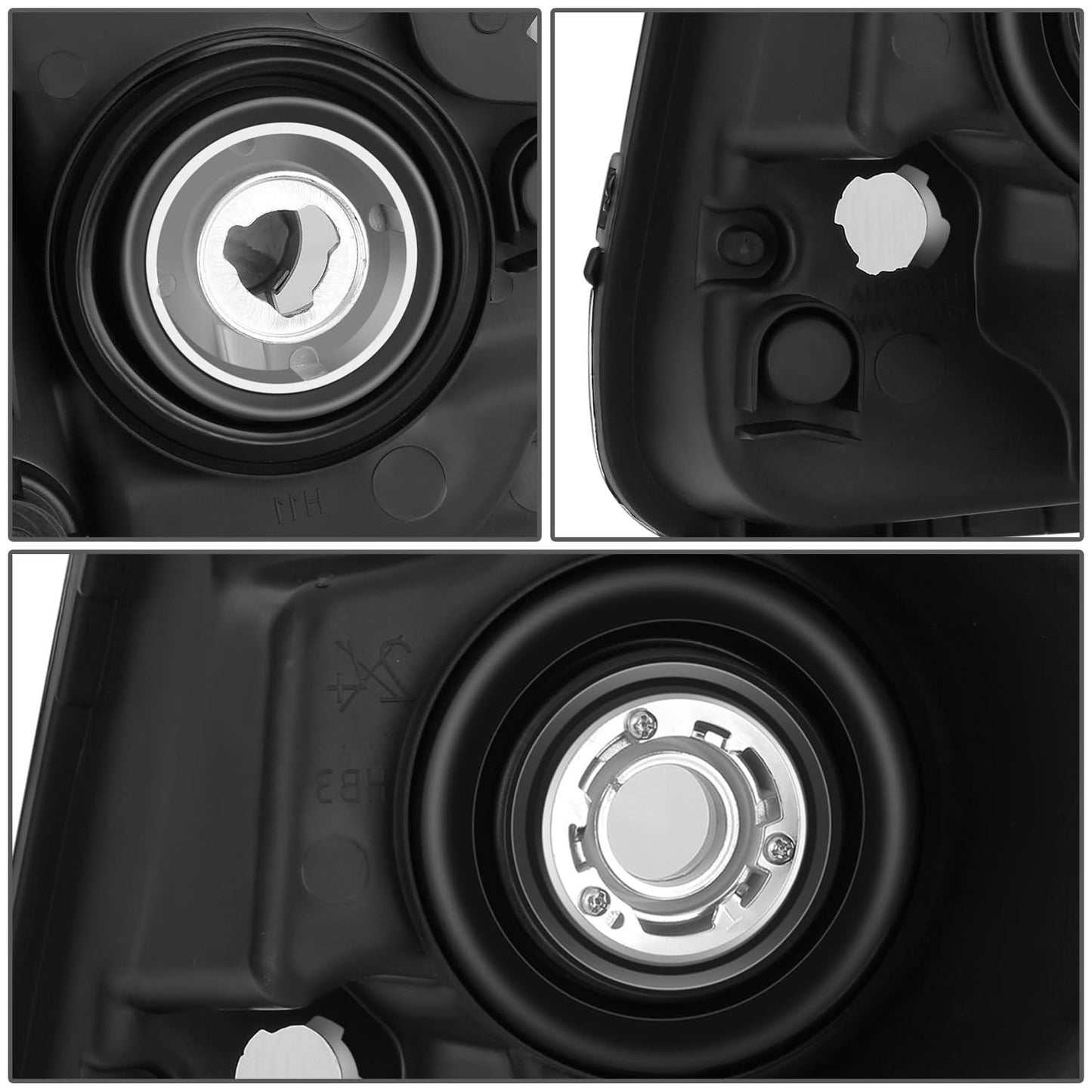 2011-2013 Jeep Grand Cherokee OE Style Right Headlight - Chrome Housing