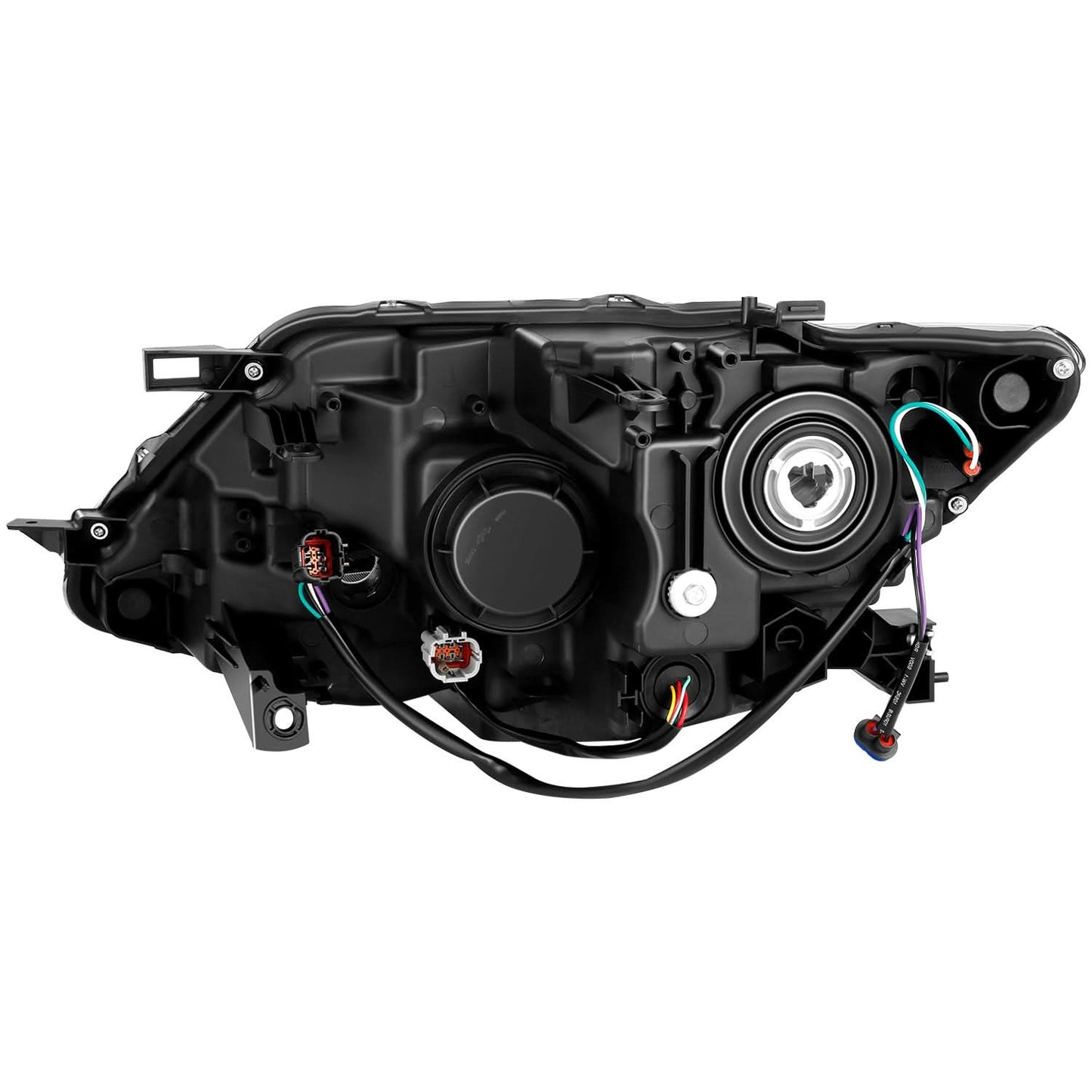 2014-2016 Nissan Rogue Halogen Headlights - Black Housing Right Side