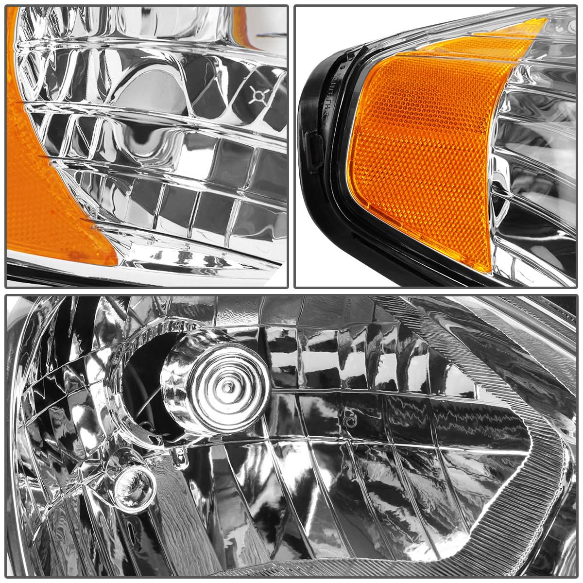 2006-2011 Hyundai Accent OE Style Right Side Headlight - Chrome