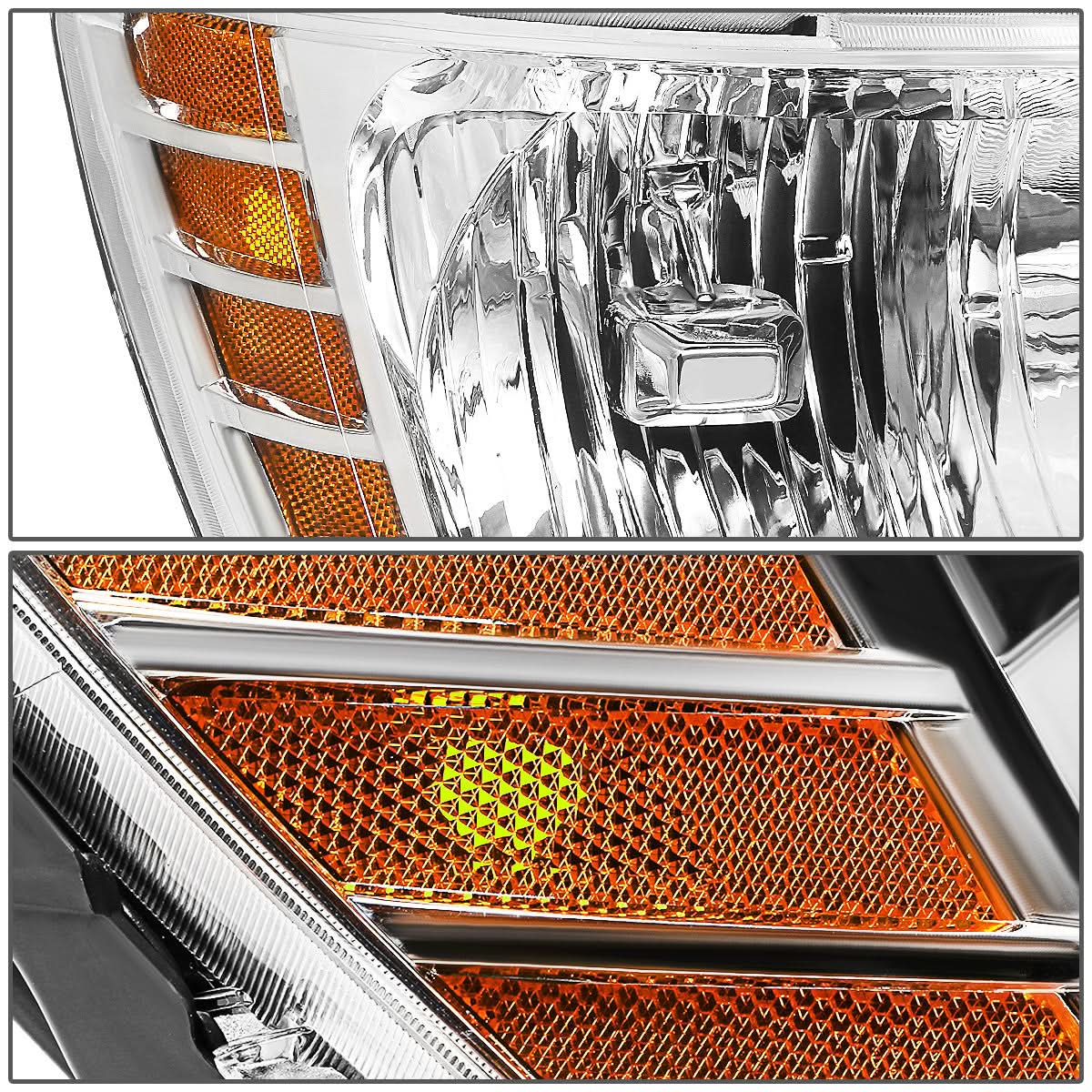 09-20 Dodge Journey OE Style Headlights Chrome Housing Right Side