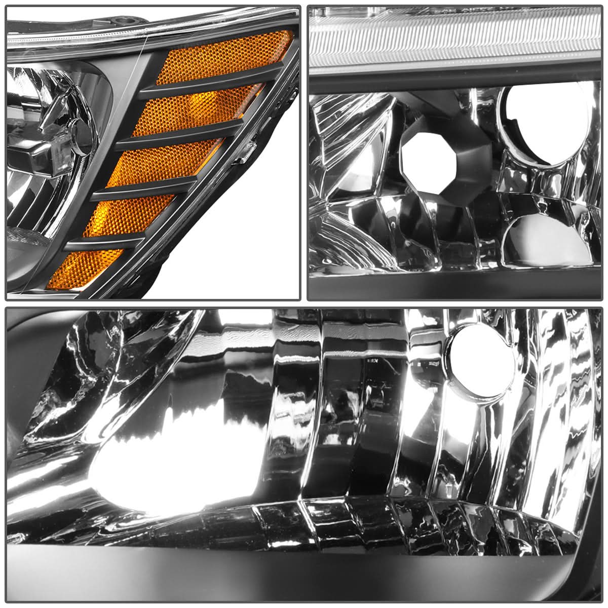 2009-2020 Dodge Journey OE Style Black Housing Headlight - Left