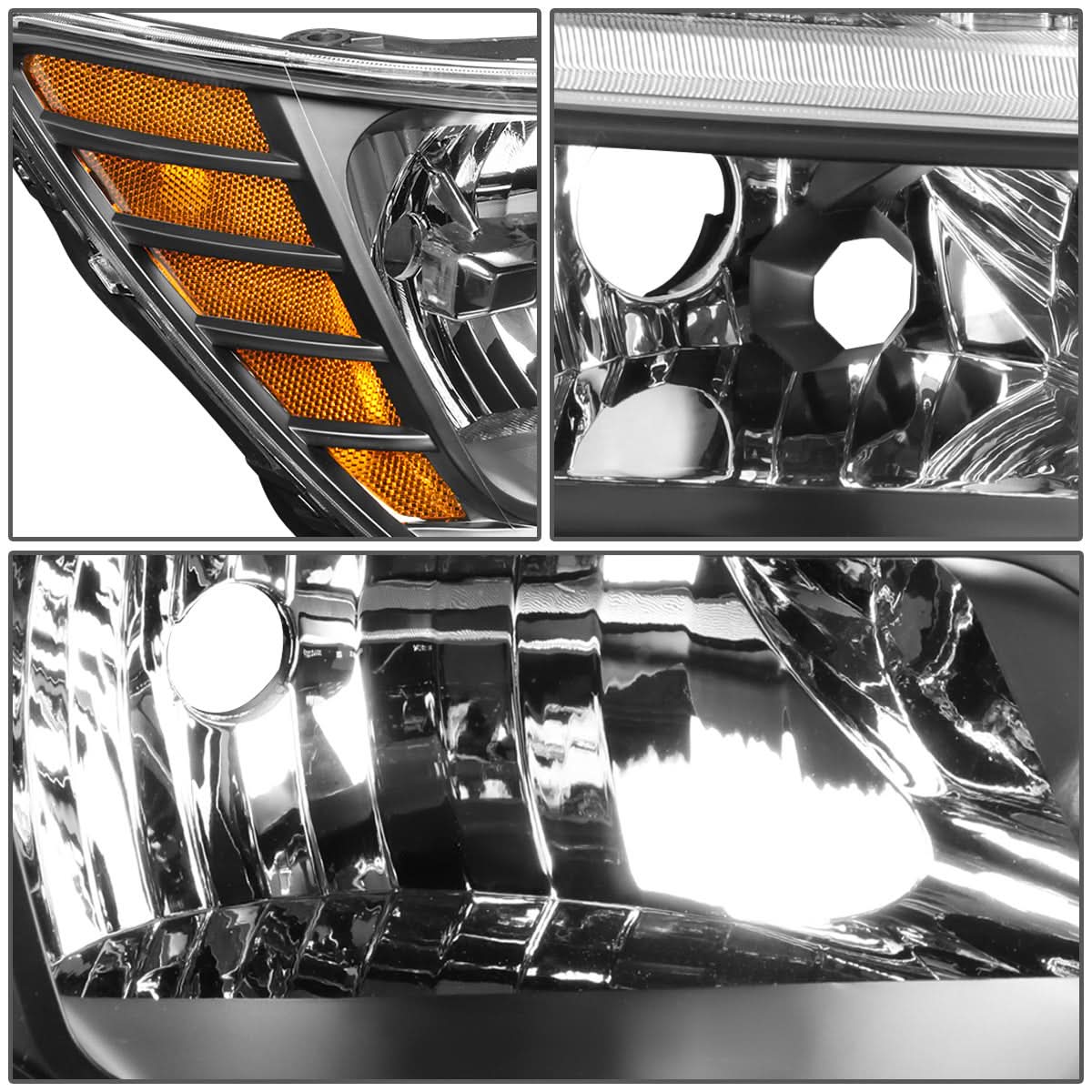 09-20 Dodge Journey OE Style Headlights Right Black Housing