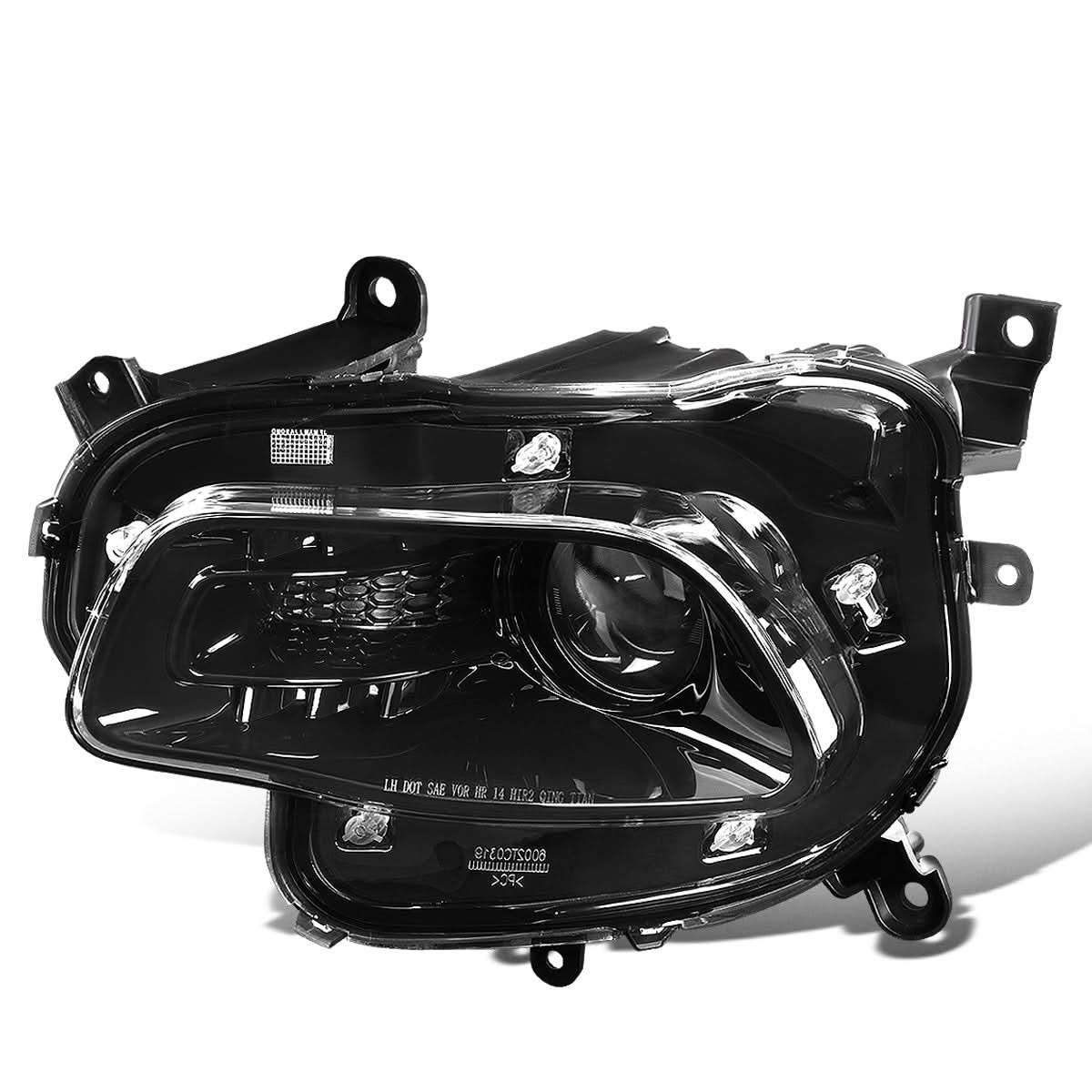 2014-2018 Jeep Cherokee OE Style Left Headlight - Black