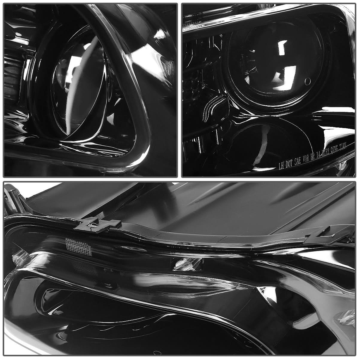 2014-2018 Jeep Cherokee OE Style Left Headlight - Black