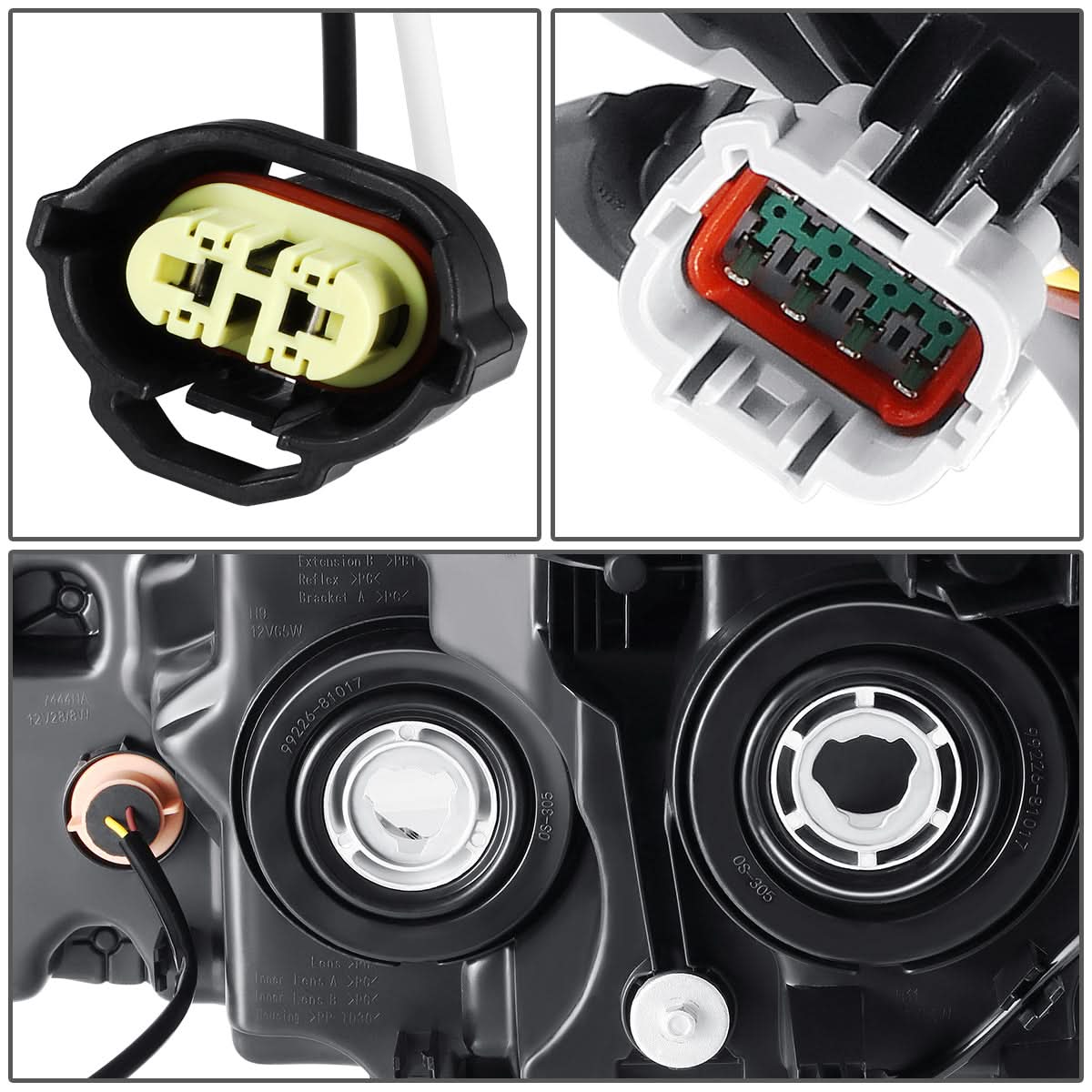 2016-2018 Nissan Altima OE Style Right Headlight - Halogen Models