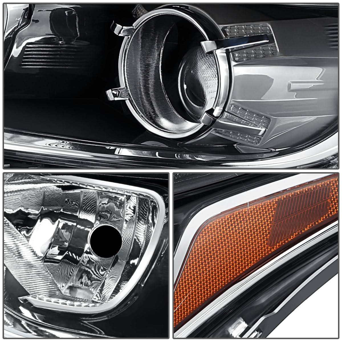 2019-2021 Kia Forte OE Style Left Headlight - Black