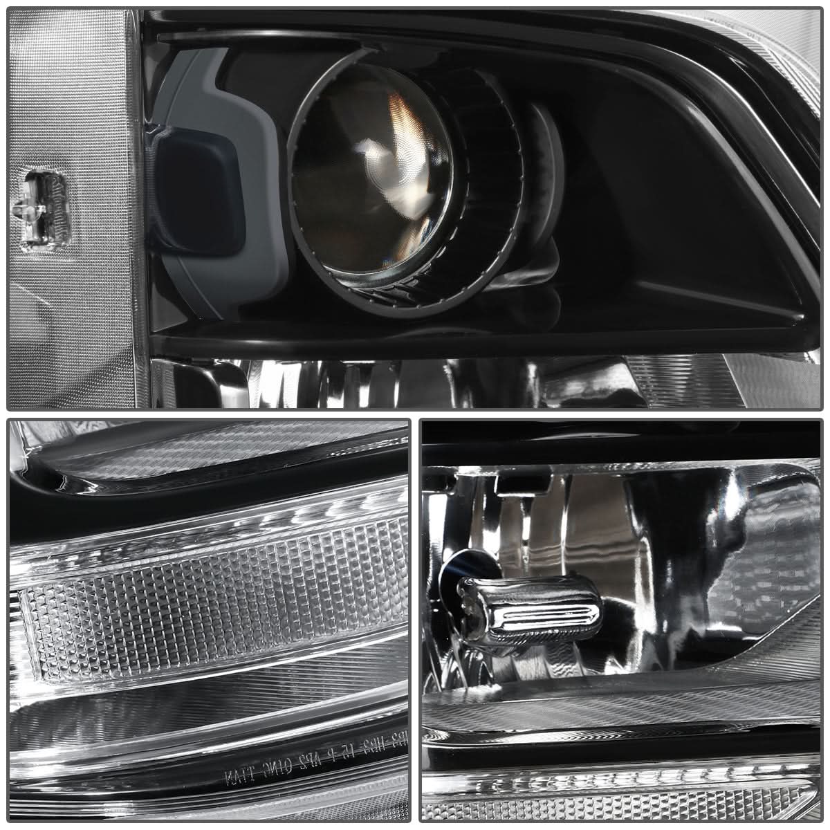 2019-2021 Hyundai Santa Fe OE Style Right Headlight - Black