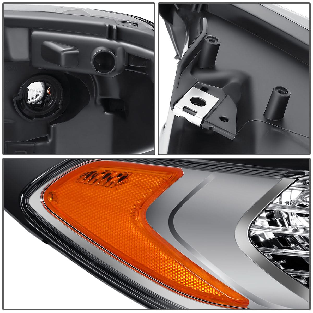 2013-2016 Ford Fusion OE Style Right Side Headlight