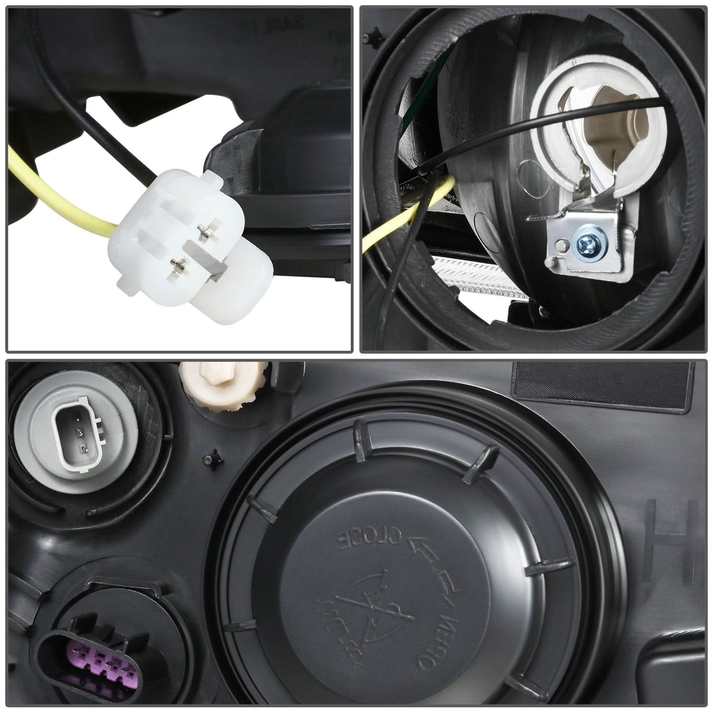 2012-2016 Chevrolet Sonic OE Style Chrome Bezel Headlight - Left Side