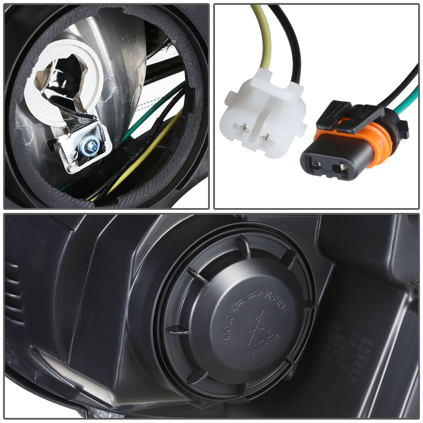2012-2016 Chevrolet Sonic OE Style Right Side Headlight - Black Bezel