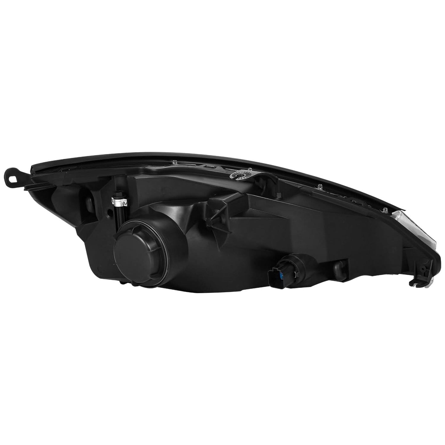 2003-2004 Ford Focus OE Style Left Headlight - Black Housing