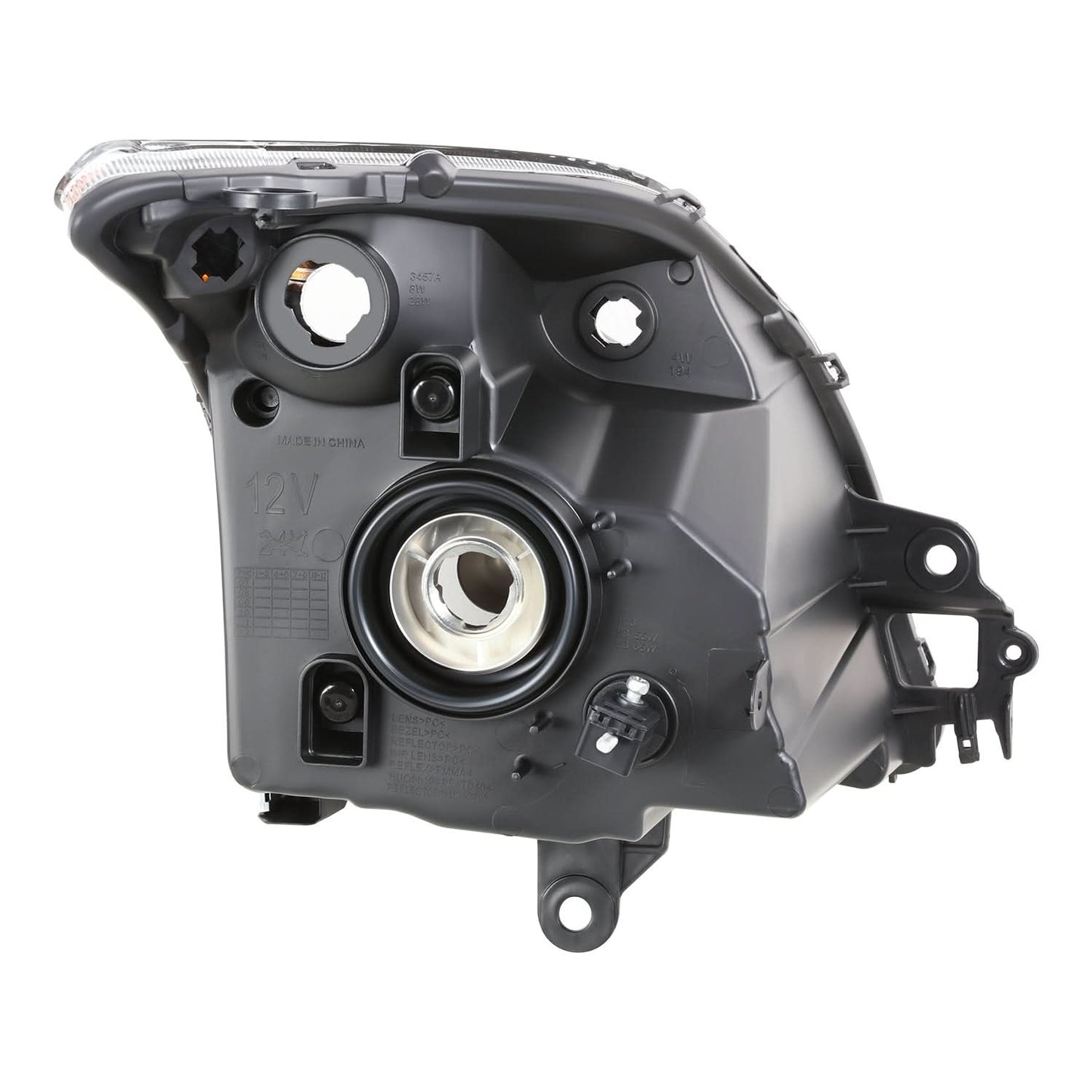 07-09 Nissan Sentra OE Style Left Side Black Headlight