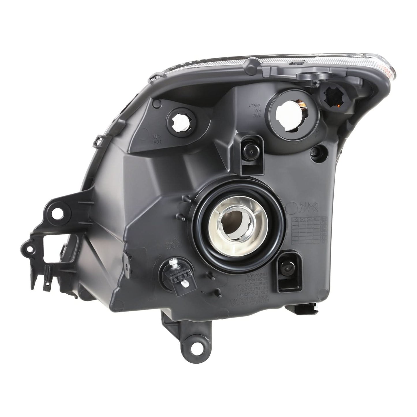 07-09 Nissan Sentra OE Style Right Side Black Headlight