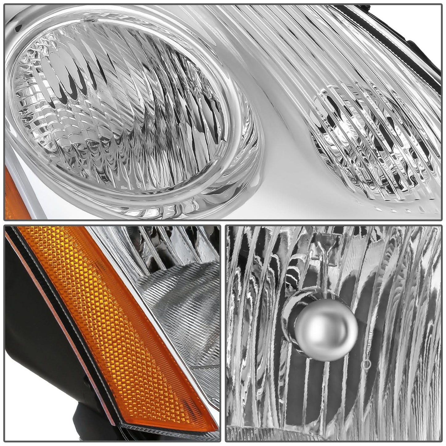 2007-2009 Nissan Sentra OE Style Right Side Chrome Headlight