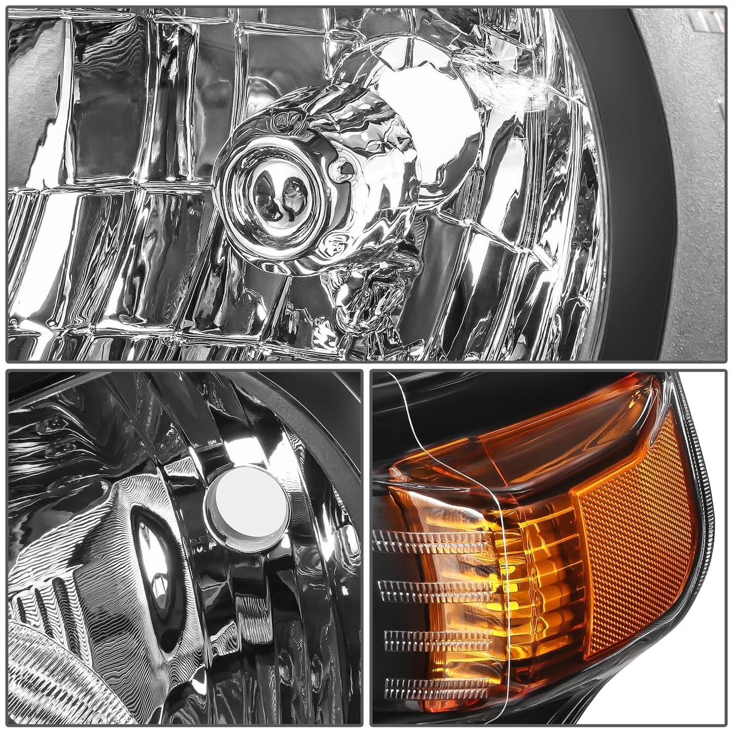 2010-2013 Toyota 4Runner OE Style Left Side Headlight - Black