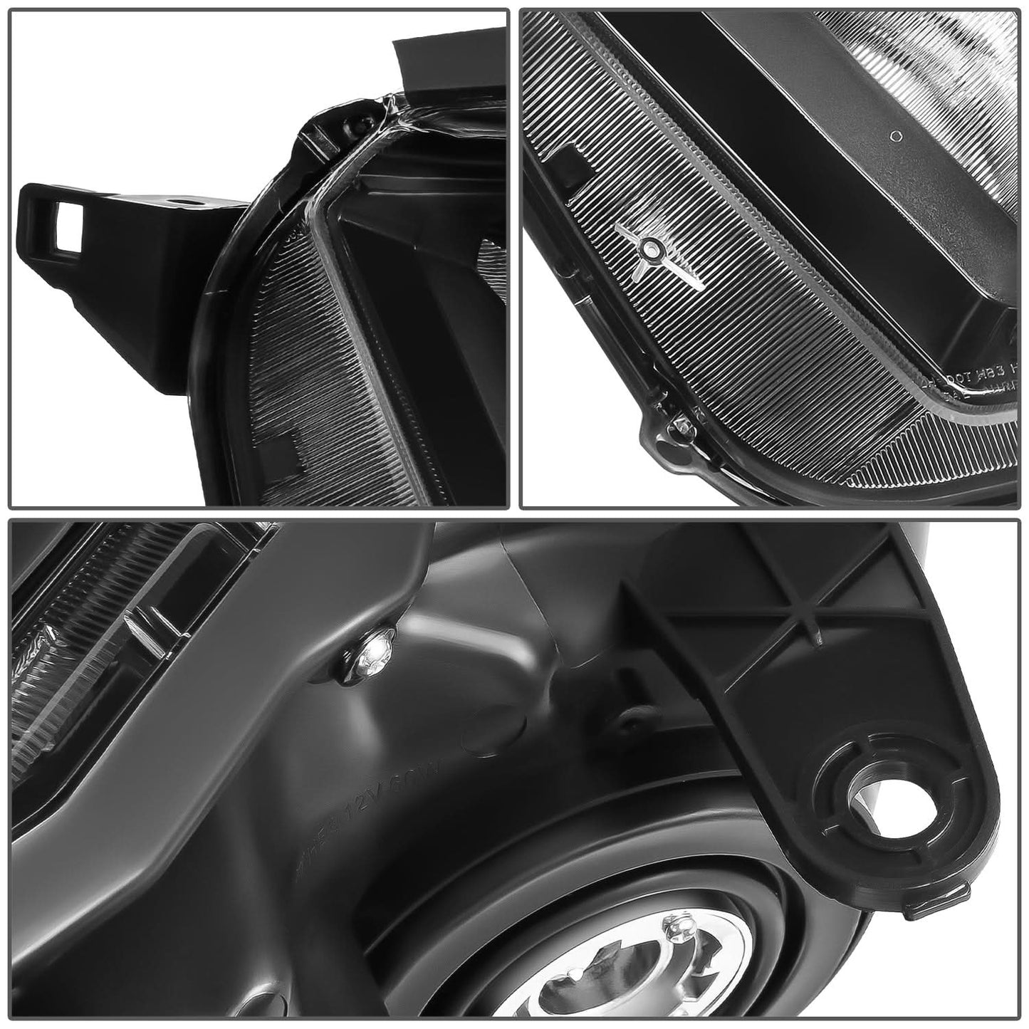 2010-2013 Toyota 4Runner OE Style Left Side Headlight - Black
